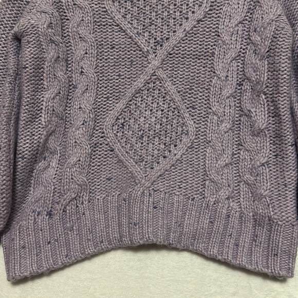 New! Oshkosh B’gosh Girls Purple Long Sleeve Sweater Size 4T - Picture 3 of 6